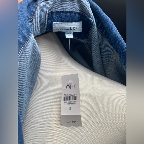 Womens Loft Denim Jacket Size Small - Picture 5 of 5